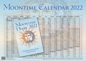 Moontime-Diary-2022- solar and lunar calendar
