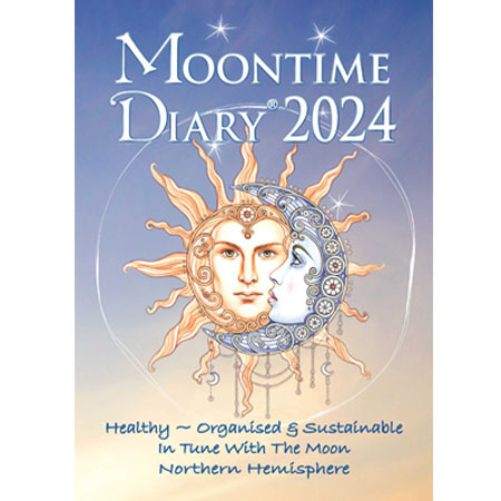 Moontime Diary 2024 Northern Hemisphere wiro-bound edition